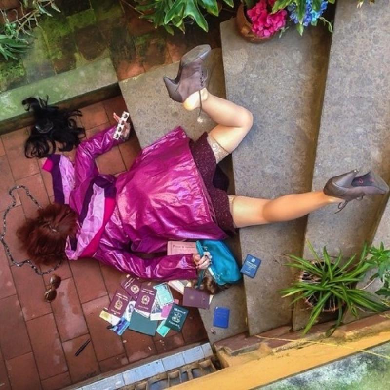Arte in caduta libera di Sandro Giordano
Esilaranti fotografie di gente che cade di faccia, <